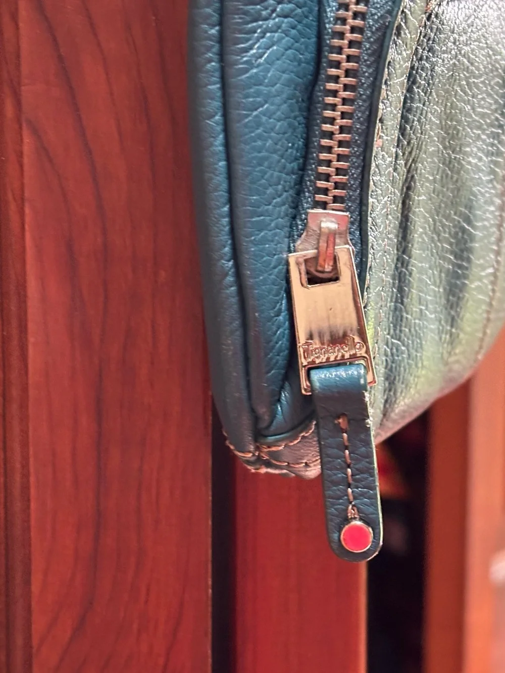 Tignanello leather crossbody bag